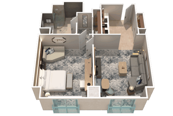 JW Marriott Suite Layout