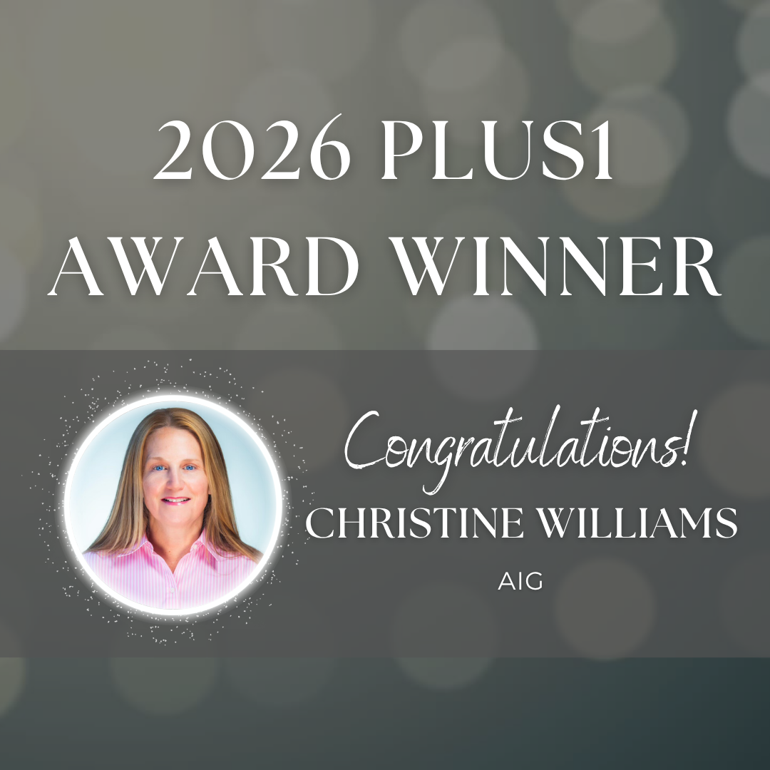 2026 PLUS1 AWARD WINNER Social