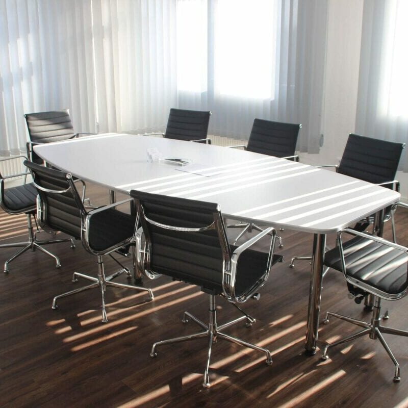 pexels-photo-416320 white wooden table with chairs set